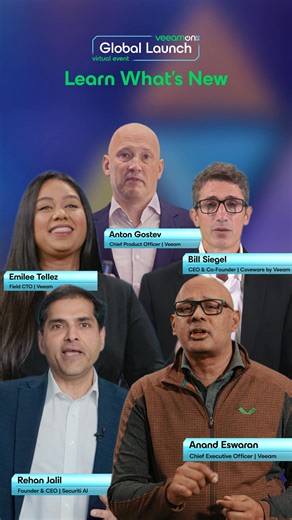 Watch VeeamON keynotes to uncover our latest breakthroughs in security and AI. | Veeam Software