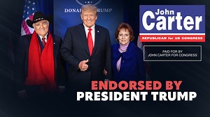 41 reactions · 3 comments | Congressman John Carter is the conservative champion we need fighting for us in Congress. John has fought to protect the right to life, secure our border, support law enforcement, defend the 2nd amendment, and uphold our conservative values. John is endorsed by President Trump and working every day for Texas families. Early voting is now open! Learn more: https://www.johncarterforcongress.com/voting/ | John Carter | Facebook