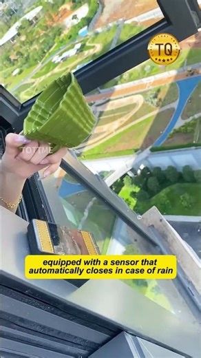 Aluminum alloy electric lift window.#windows #casementwindows