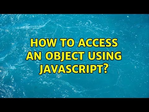 How to access an object using javascript?
