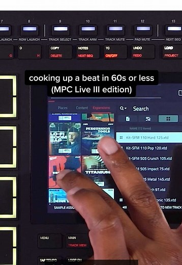 Cooking Beats on the MPC Live III in 60 Seconds
