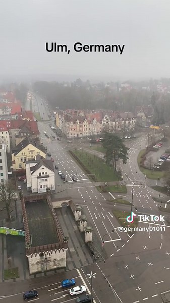 Exploring Ulm, Germany: Aerial Cityscape Overview