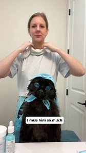 A very sentimental cap routine🩵 #specialbond #skincareroutine #selfcare #petgrief #cats | Katie Beth Miedaner