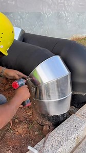 Elbow installation demonstration, this video is the customer installation site, our company produces and sells thermal insulation roll forming machines, laser cutting machines, Pittsburgh lock machines, beading machines@thermal insulationInsulation,Sheet metal and HVAC community. @thermal insulation | Tao Sun