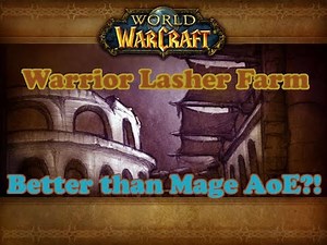 WoW Classic - Dire Maul East Lasher Farm for Warrior, is it better than Mage AoE for gold farming?!?