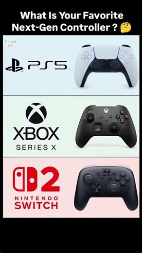 What Is Your Favorite Next-Gen Controller ? #playstation5 #xboxseriex #switch2 #controller #gaming