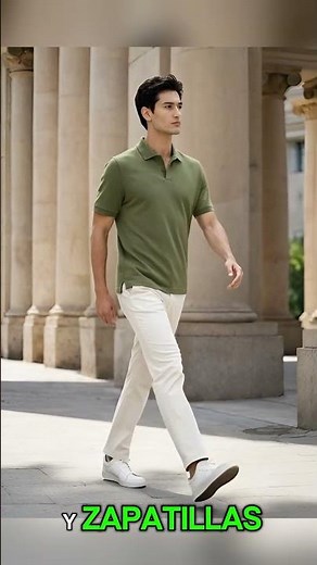 5 outfits with an olive green polo shirt that work after 40