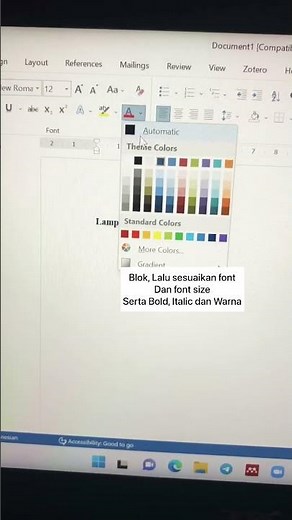 Daftar Lampiran Otomatis di Word #daftarlampiran#referencelist#wordhack#short#tutorialword