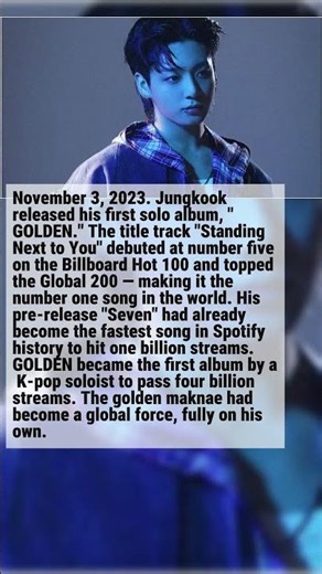 What Happened When Jungkook Released GOLDEN and Broke Every Record