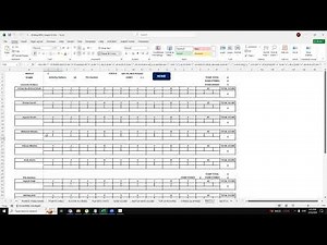 Bowling Dashboard In Excel