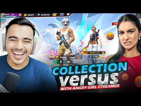 Collection Verses Prank With Angry Girl Youtuber😱 Adam vs Season 1 Player - Garena freefire