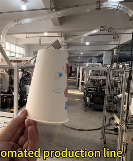 A high-speed paper cup machine is an automated production line that transforms paper roll stock into finished cups. The process starts with unwinding and feeding a laminated paper roll (paper coated with PE or PLA). The material is precisely punched into cup wall blanks. These blanks are then transferred to forming stations where they are wrapped around conical mandrels. Under controlled heat and pressure, the plastic coating activates to seal the longitudinal side seam, creating the main cup bo
