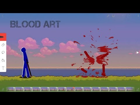 Stickman blood animation practice - Flipaclip 16FPS