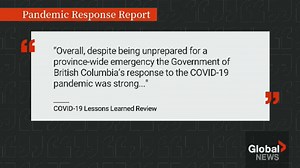 B.C. government releases report into COVID-19 response