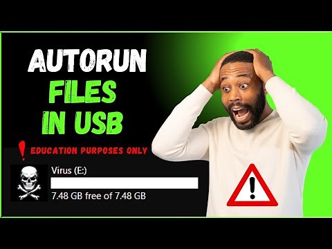 How to Autorun any File Instantly When the USB is Inserted! | Easy Tutorial 2025