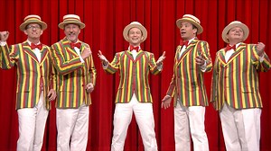 The Ragtime Gals sing a barbershop quartet version of "Bitch Better Have My Money" with Joseph Gordon-Levitt. | The Tonight Show Starring Jimmy Fallon
