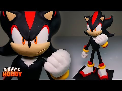 SHADOW SCULPTURE! Sonic 3 Movie ➤ Polymer Clay Tutorial Giovy Hobby
