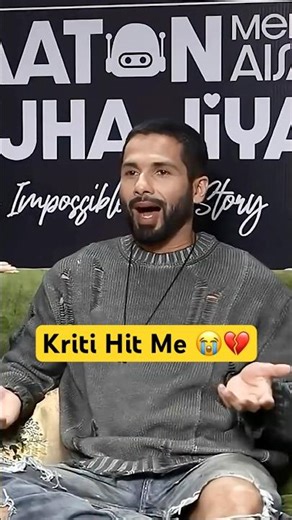 Shahid Kapoor and Kriti Sanon 😜😘 Teases Each Other🫶🏻 Too Funny #shorts #kritisanon #shahidkapoor