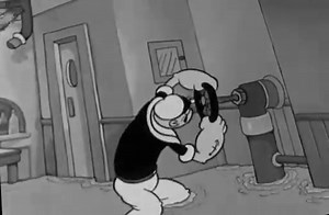 Popeye the Sailor Popeye the Sailor E062 Plumbing Is a ”Pipe”