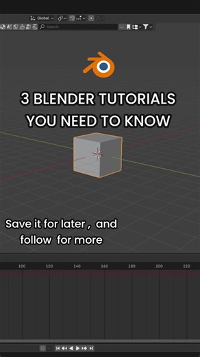 My Top YouTube Tutorials for Learning Blender 🎓💻 These are the videos that helped me level up in 3D — from modeling to animation, shading, and simulations. Whether you’re a beginner or just looking to improve your workflow, these are worth checking out 👇 Follow for more Blender tips, 3D content, and creative resources ⚡🧠 #BlenderTutorials #LearnBlender #3DAnimation #Blender3D #CGI #ModelingTips #BlenderBeginner #3DEducation #YouTubeRecommendations #BlenderArtist #MotionDesign #3DTools #Blend
