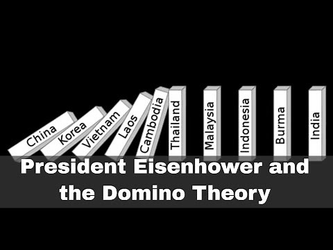 7th April 1954: President Eisenhower first described the ‘domino theory’ of the spread of communism