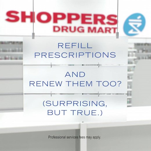 Looking to refill your prescriptions or renew them too? We're here to help! | Shoppers Drug Mart