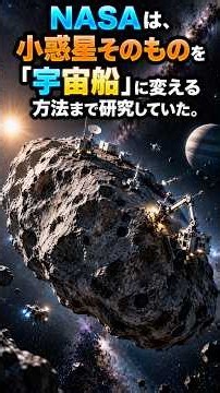 NASAが研究した「小惑星を掘って、そのまま宇宙船にする構想」 #宇宙 #解説