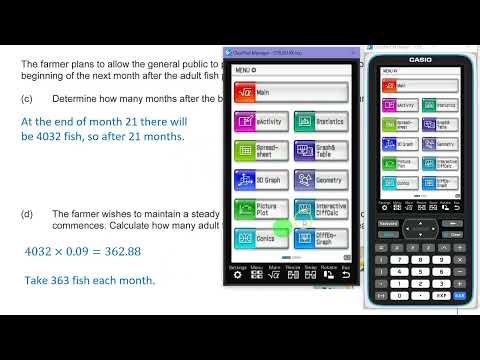 Question 8, 2020 WACE Mathematics Applications Exam Solutions