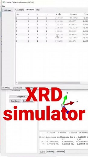 Simulating #XRD using #vesta