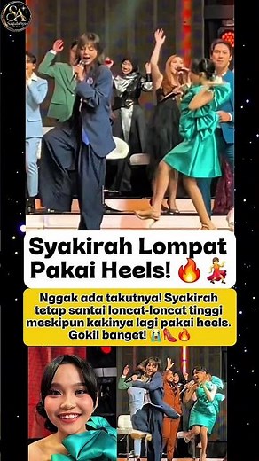 Syakirah loncat Pakai Heels!😱 #syaqirahda7 #trendingshorts #viral #dangdutacademy