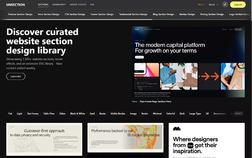 One of the disadvantage of looking for design inspiration on dribbble is that most dribbble designs are not functional in real life. . That's why website like Mobbins, and this website I'm sharing right now should be your go to site for inspiration. . . #uidesign #landingpage #website #graphicdesign #designinspiration