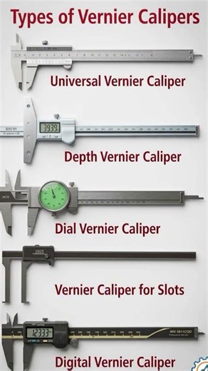 Types of vernier caliper#youtubeshorts