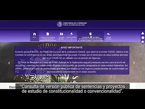 Consulta de versión pública de sentencias del Poder Judicial de la Federación