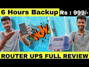 Router UPS 1 week usage Review / 6 Hours Battery Backup / Just 999/- / Uninterrupted power supply