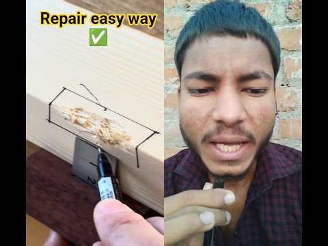 ✅ Perfect Wood Patch Fix | Easy Wood Patch Repair #diy #woodworking