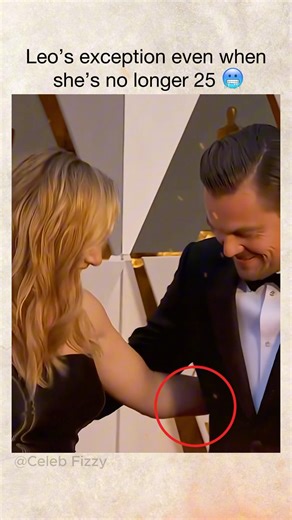 Leo’s exception even when she’s no longer 25 🥶 #leonardodicarpio #shorts