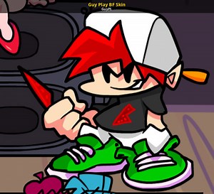Guy Play BF Skin Mod for Friday Night Funkin' | FNF Mods