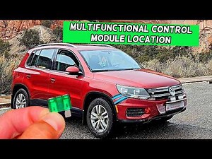 VW TIGUAN Multifunctional Control Module Location Replacement Explained 2008 2009 2010 2011 2012 201
