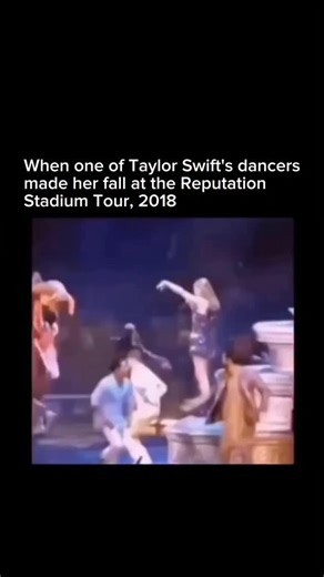 Music on Instagram: "During Taylor Swift’s Reputation Stadium Tour in 2018, a brief onstage mishap turned into a moment fans still admire. While moving across the stage with her dancers, one dancer accidentally caused Taylor to lose her balance, and she fell mid-performance. The crowd gasped-but Taylor immediately laughed it off, stood up gracefully, and kept going without missing a beat. Her quick recovery showed her professionalism and confidence, proving why she’s such a powerful live perform