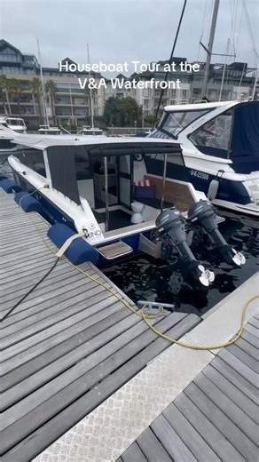 97K views · 384 reactions | Check out what it’s like to stay on a houseboat at the V&A Waterfront! We’re unlocking a new family adventure and sleeping two nights on @waterfront_houseboats with the kids⚓️ They run a cool winter special until the 31st of August 2025: Book for 2 Nights and get 50% off  #VandAWaterfront #waterfronthouseboat #houseboatlife #uniquestays #familyadventures #capetownwithkids | Cape Town with Kids | Facebook