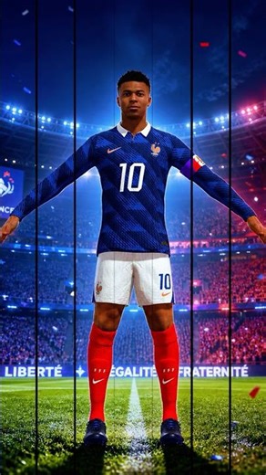 A Pose Rigged Kylian Mbappe France Worldcup 2026 3d model