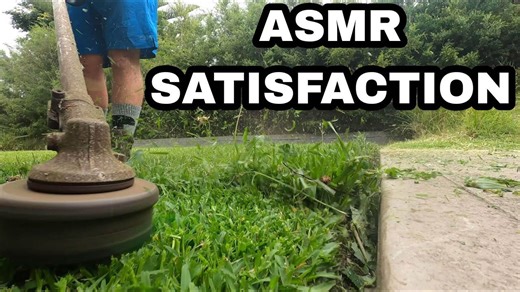 ASMR lawn mowing!