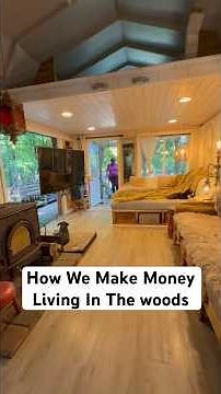 How do people make money living off-grid in the woods?🌲Here’s how we do it. #offgridliving #rural