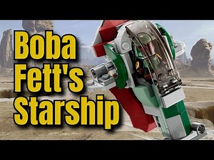 LEGO STAR WARS: Boba Fett's Starship Unboxing & Review! - Set #75344