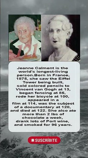 Jeanne Calment: The Woman Who Lived 122 Years | World's Oldest Person Ever 🌍