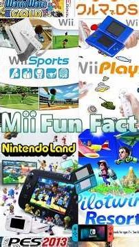 Mii Fun Fact: First and Last Game with Miis for Each Console #mii #nintendo