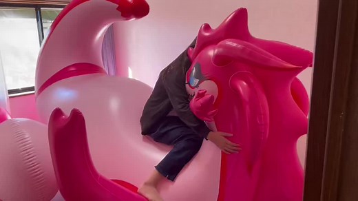 Hongyi toys Inflatable Laying Dragon Custom Pooltoys Inflatable Pink Goodra #goodra #inflatabletoys #pooltoy #inflatabledragon