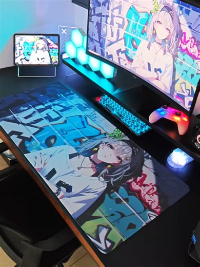 Lovely Little Cat Flowers Large Mouse Pad computer mat Desk Mat keyboard mat Office Gaming Table Mat | Lazada PH