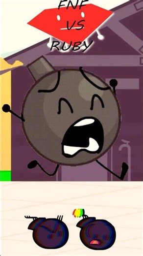 Bomby in Boom Boom Boom | Friday Night Funkin' VS Ruby From BFDI #bfdi #tpot