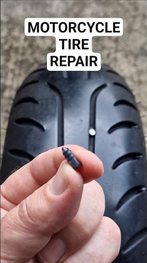 Motorcycle Tire Repair Screw #tirerepair #tirescrew #motorcycletire #motorbiketire #tirerepairs